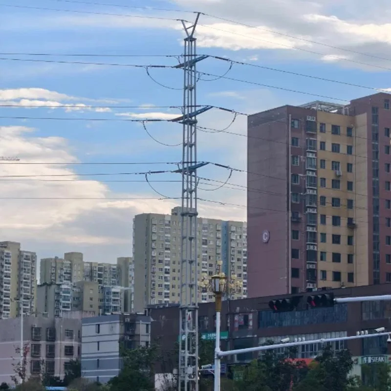 Torre de aço angular da linha de transmissão 110kV
