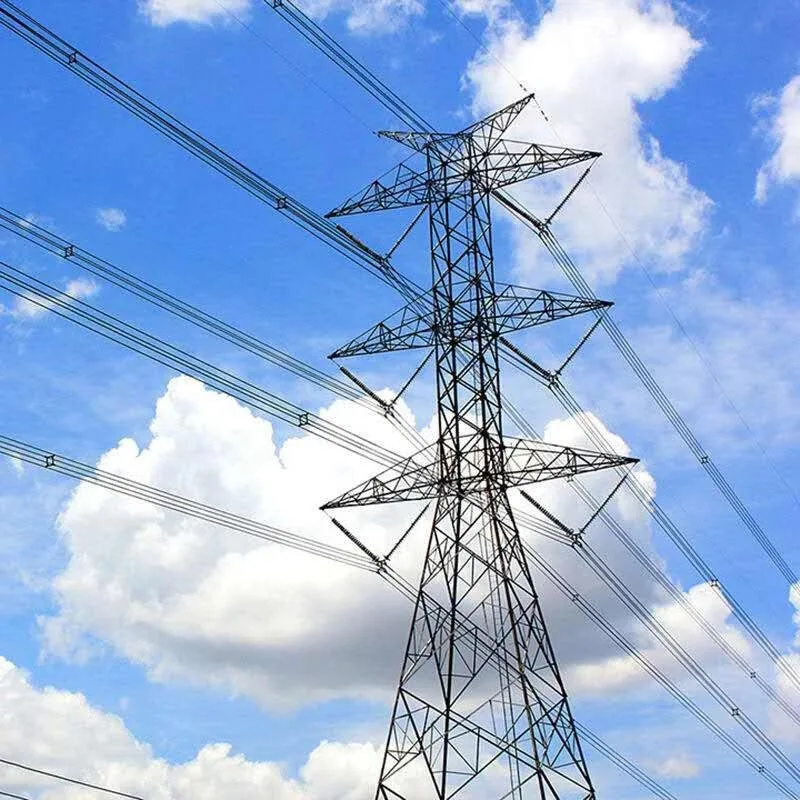 Torre de transmissão de aço angular galvanizado 132kV