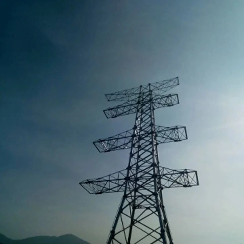 Torre de aço treliçada de circuito duplo 220kV
