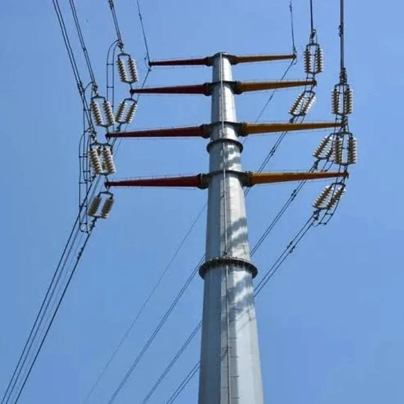 Pólo de distribuição de aço tubular 33kV
