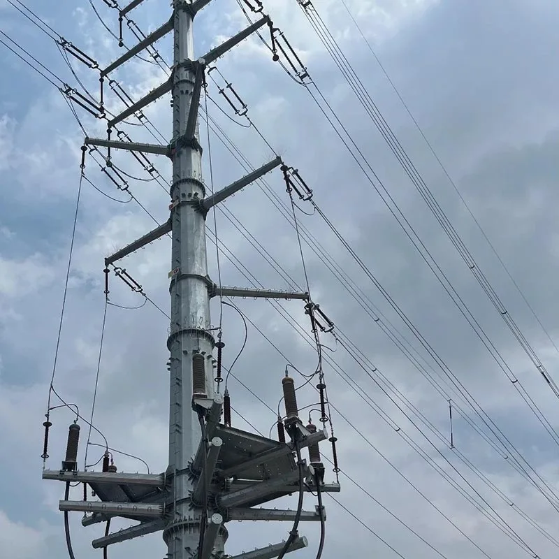 Poste riser de cabo multicircuito