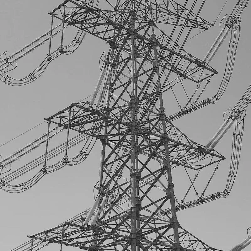 Torre tangente de transmissão de energia