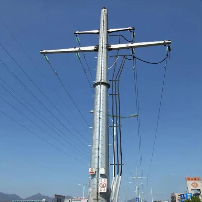Torre de transmissão de tubos de aço