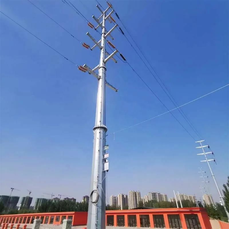 Poste de aço tubular