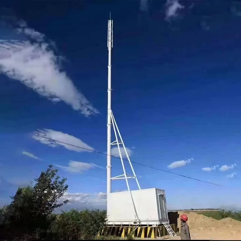 Torre de telecomunicações tubular de aço